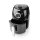 Heißluft Friteuse Fritteuse 80-200°C 2,4L 1000W Aluminium Schwarz