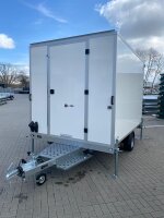 Bauwagen 80km/h Baustellenwagen Baubude mit Einrichtung 310cm/200cm/200cm PKW Kupplung