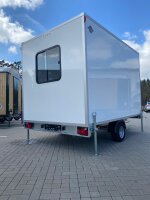 Bauwagen 80km/h Baustellenwagen Baubude mit Einrichtung 310cm/200cm/200cm PKW Kupplung