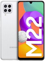 Samsung Galaxy M22 white weiß Smartphone Android...