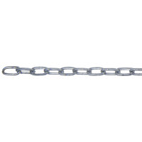 1m Uhrkette Kette 8,0x2,8x1,6mm Stahl max 5kg