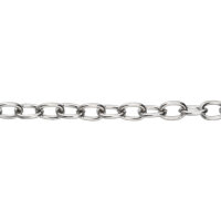 1m Forcatkette Kette 5,5x3,2x1,0mm Stahl vernickelt max...