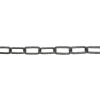 1m Zierkette Kette 28,0x8,0x4mm Stahl schwarz max 15kg