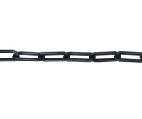 1m Kunststoffkette Kette 40x9x6mm schwarz UV-beständig