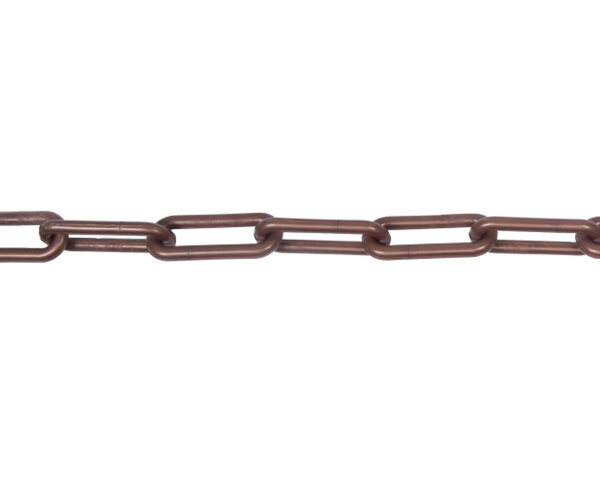 1m Kunststoffkette Kette 40x9x6mm kupferfarbig UV-beständig