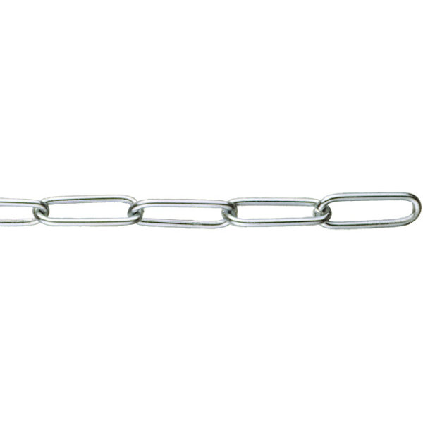 1m C-Gliederkette Kette 52x12x8mm Stahl verzinkt max 320kg