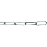 1m C-Gliederkette Kette 52x12x8mm Stahl verzinkt max 320kg