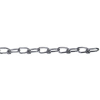 1m Knotenkette Kette 28x5x2mm Edelstahl A2 max 40kg