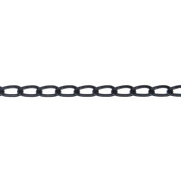 1m Panzerkette Kette 11,2x3,0x2mm Stahl schwarz max 8kg