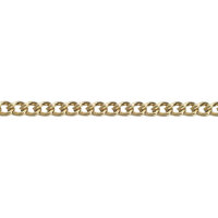 1m Panzerkette Kette 14,3x6,0x3,4mm Stahl vermessingt max...