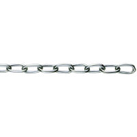 1m A-Gliederkette Kette 16x5,4x3mm Stahl verzinkt max 40kg