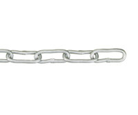 1m C-Gliederkette Kette 26x5,4x3mm Stahl verzinkt max 40kg