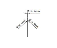 Doppelstabmatte 6/5/6 2,5m x 1,03m RAL7016 Anthrazit