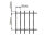 Doppelstabmatte 6/5/6 2,5m x 1,03m RAL7016 Anthrazit