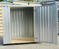 2m Lagercontainer mit EINFLÜGELTÜR &...