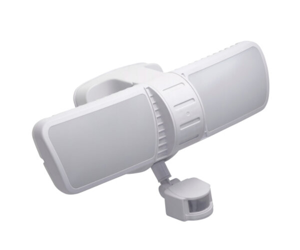 LED Doppelstrahler Außenstrahler Außenleuchte Leuchte mit Bewegungsmelder 20W IP44 1100lm