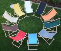 Relaxliege Liegestuhl Strandstuhl Gartenliege Sonnenliege klappbar verstellbar grau