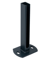 Bodenplatte Adapter 2-loch 100x150x8mm RAL7016 für...