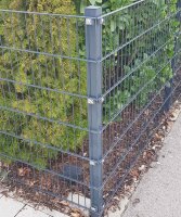 Eckpfosten für Doppelstabmattenzaun Zaunhöhe...