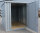 2m Gartencontainer RAL 7040 Fenstergrau mit Einflügeltür & Doppelverriegelung voll verzinkt 2,14x2,02x2,09