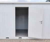 6m Isolierter mobiler Bürocontainer mit Kranösen und Staplerführung - 2 Fenster