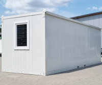 6m Isolierter mobiler Bürocontainer mit Kranösen und Staplerführung - 2 Fenster