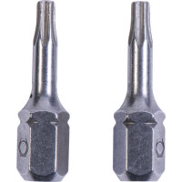 2x Schraubbit Edelstahlbit Bit TX 20 Innensechsrund