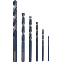 HSS Bohrersatz Bohrer 2-8mm 6-tlg. für Aluminium Kupfer Messing Edelstahl