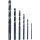 HSS Bohrersatz Bohrer 2-8mm 6-tlg. für Aluminium Kupfer Messing Edelstahl