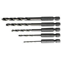 Spiralbohrersatz Stahlbohrer Bohrer HSS-G 2-6mm 1/4"...
