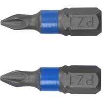 2x Schraubbit Kreuz Bit PZ 2 Pozidriv Torsion