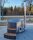 Hot Tub Badefass mit Spa-Funktion / Sprudelfunktion für 6-8 Personen 220cm