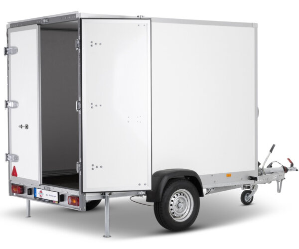 Stema KFZ PKW Kofferanhänger Anhänger gebremst 305x157cm 1300kg Doppeltür