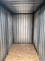 1,5m x 2m Container mit Einflügeltür auf der kurzen Seite