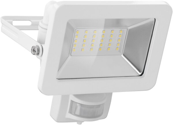 LED Außenstrahler 30W mit Bewegungsmelder 2550lm Flutstrahler Lampe Leuchte Flutlampe