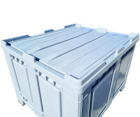 Stapelbox Palettenbox Kunststoffbox Grau 120x100cm 680L