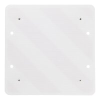 Warntafel 50x50 cm mit Rückstrahlern für...