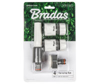 Gartenbrause-Set 4-teilig Bradas für 3/4"...