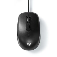 Mouse Maus PC Laptop Notebook 6 Tasten mit Kabel 1,40m...