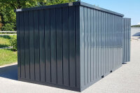3m Gartencontainer Anthrazit RAL 7016 mit Doppeltür | Prime