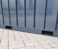 3m Gartencontainer Anthrazit RAL 7016 mit Doppeltür | Prime
