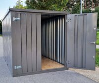 3m Gartencontainer Quarzgrau RAL 7039 mit Doppeltür...