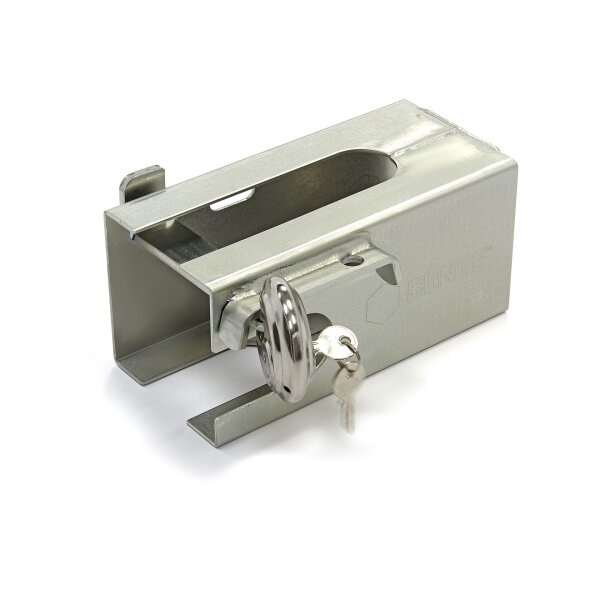Diebstahlsicherung Safety Box mit Schloss & Riegel für PKW Anhänger