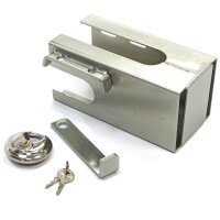 Diebstahlsicherung Safety Box mit Schloss & Riegel für PKW Anhänger