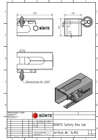 Diebstahlsicherung Safety Box mit Schloss & Riegel für PKW Anhänger