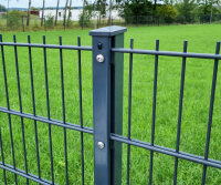 Pfosten mit Abdeckleiste für Zaunhöhe 1,23m zum...