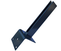 Bodenplatte Winkeladapter 100x120x100mm RAL7016 für...