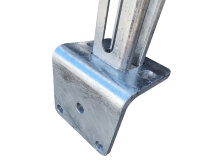Bodenplatte Winkeladapter 100x100x120mm feuerverzinkt...