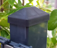 Kunststoff Pfostenkappe für Zaunpfosten 60 x 40 mm