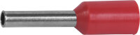 100x Aderendhülse Endhülse rot 1,0mm²...